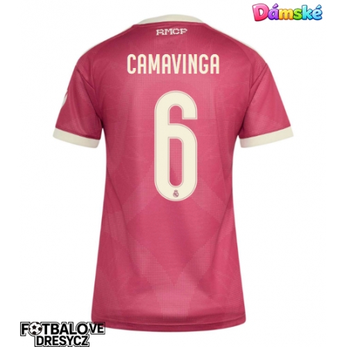 Real Madrid Eduardo Camavinga #6 Dámské Alternativní Dres 2026-27 Krátký Rukáv Real Madrid Eduardo Camavinga #6 Dámské Alternativní Dres 2026-27 Krátký Rukáv